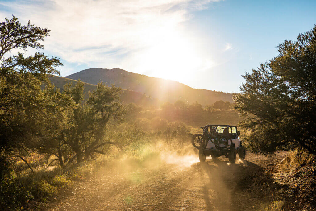 Jeep On A Trail