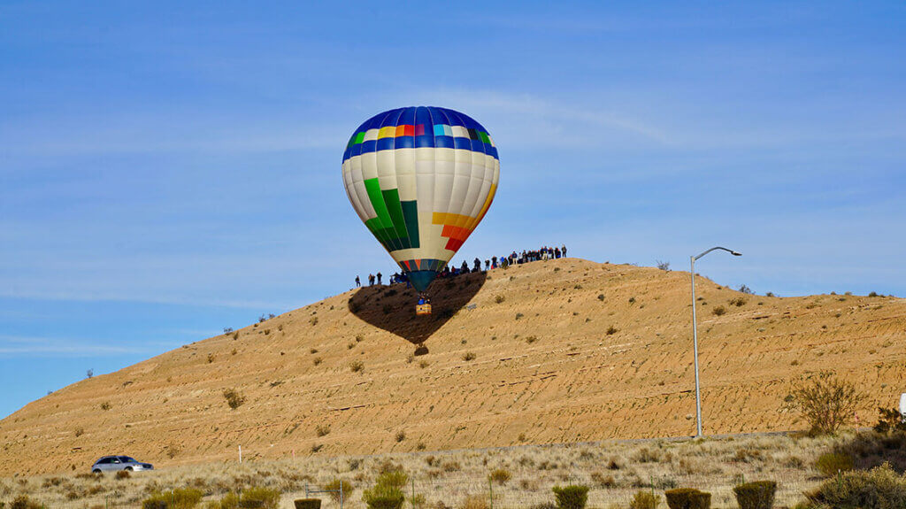 mesquite hot air balloon festival in nevada