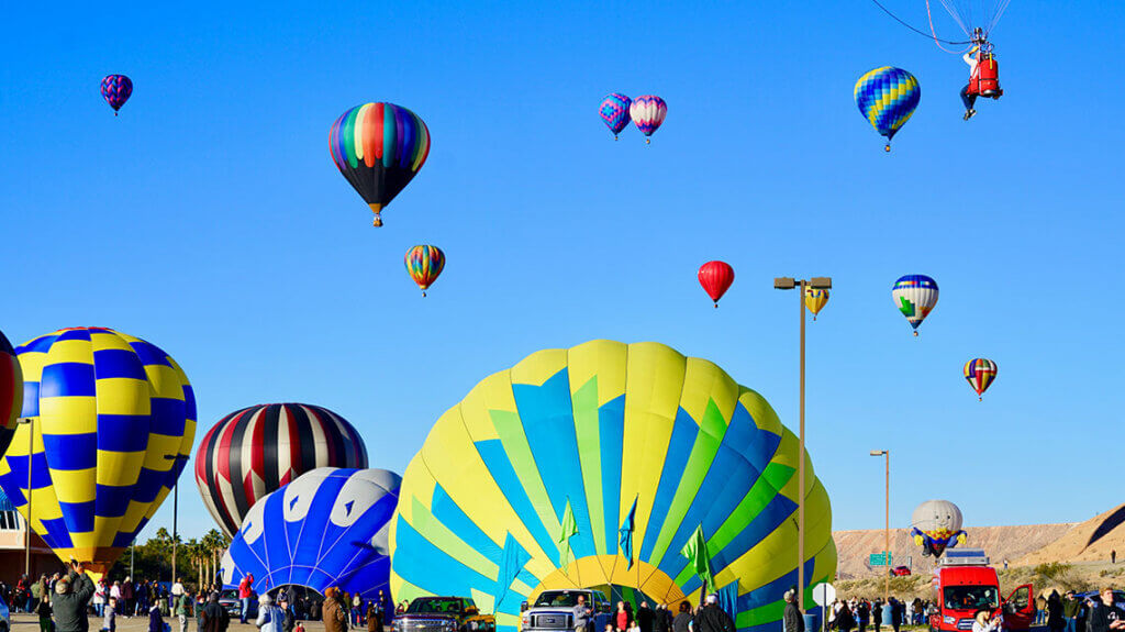 mesquite hot air balloon festival in nevada