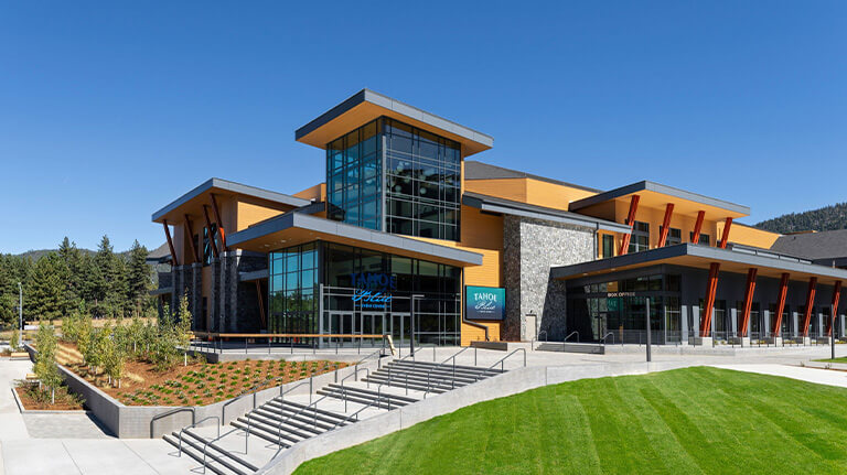 tahoe blue event center front