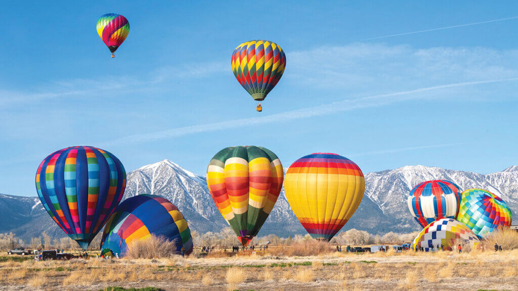 hot air balloons in carson valley nevada