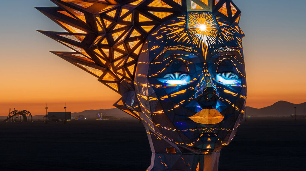 western lights illuminated art festival in reno, nevada