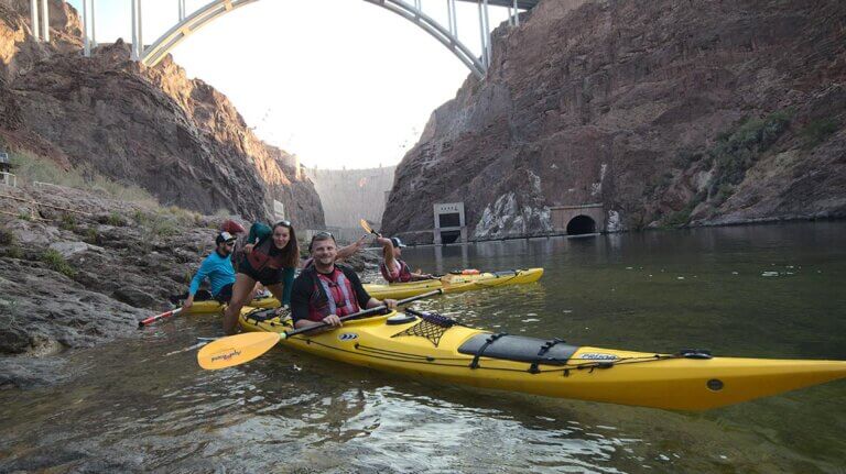 emerald cave, colorado river, kayak, hoover dam, evolution expeditions, tour, southern nevada