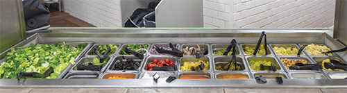 Salad Bar from Hometown Pizza