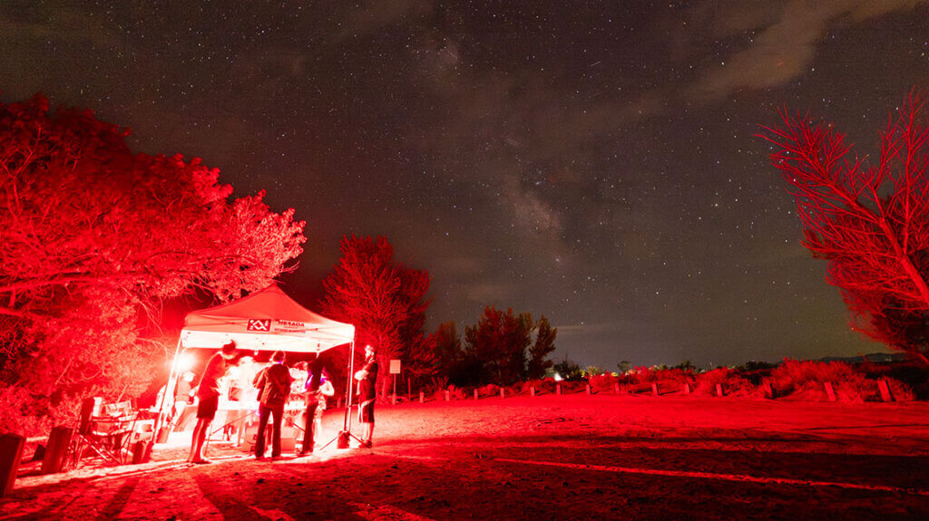 vendor booth at cosmos in the desert at lahontan state recreation area near fallon nevada