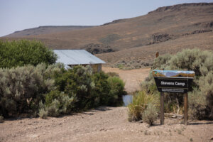 Stevens Camp at the north end of High Rock Canyon.