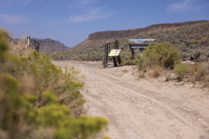 South entrance to High Rock Canyon.