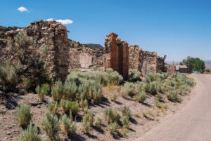 Ruins inside the town Belmont. 
