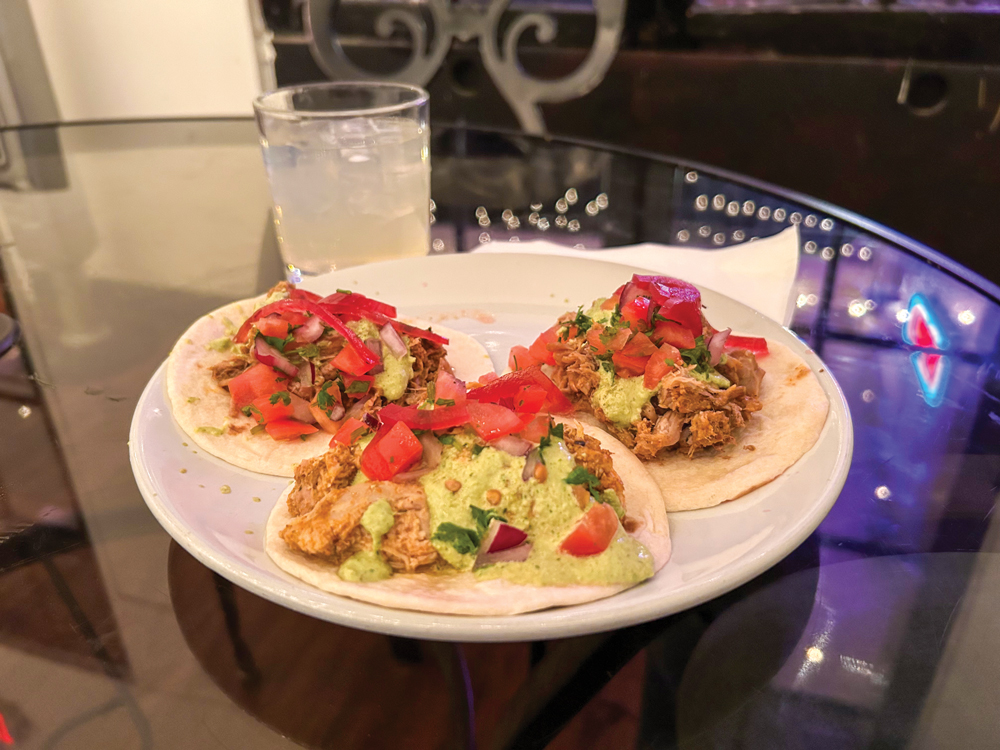 Carnita and chicken tacos from Grandma's.