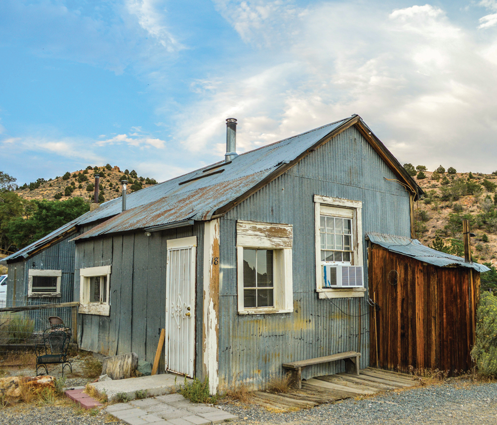 Exterior of Miner's Cabin in Gold Hill.