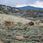 Buildings at Hamilton ghost town.