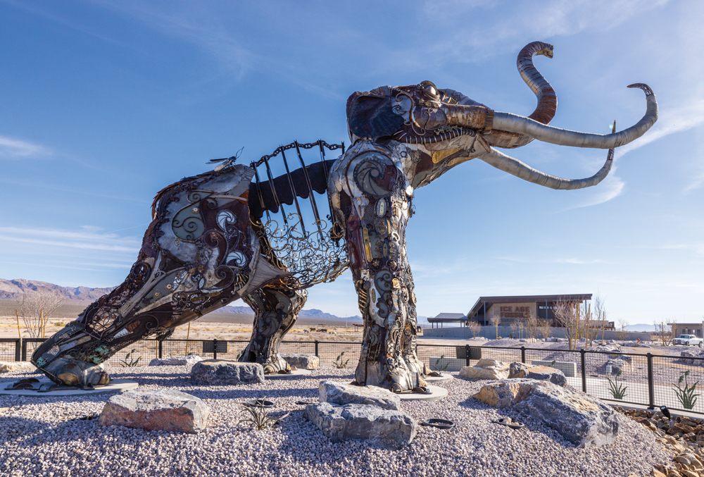 "Monumental Mammoth" found at Ice Age Fossils State Park.