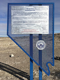 Nevada Historical Marker number 27 (Grimes Point/Hidden Cave)