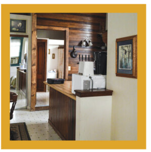 Interior of Miner's Cabin in Gold Hill.