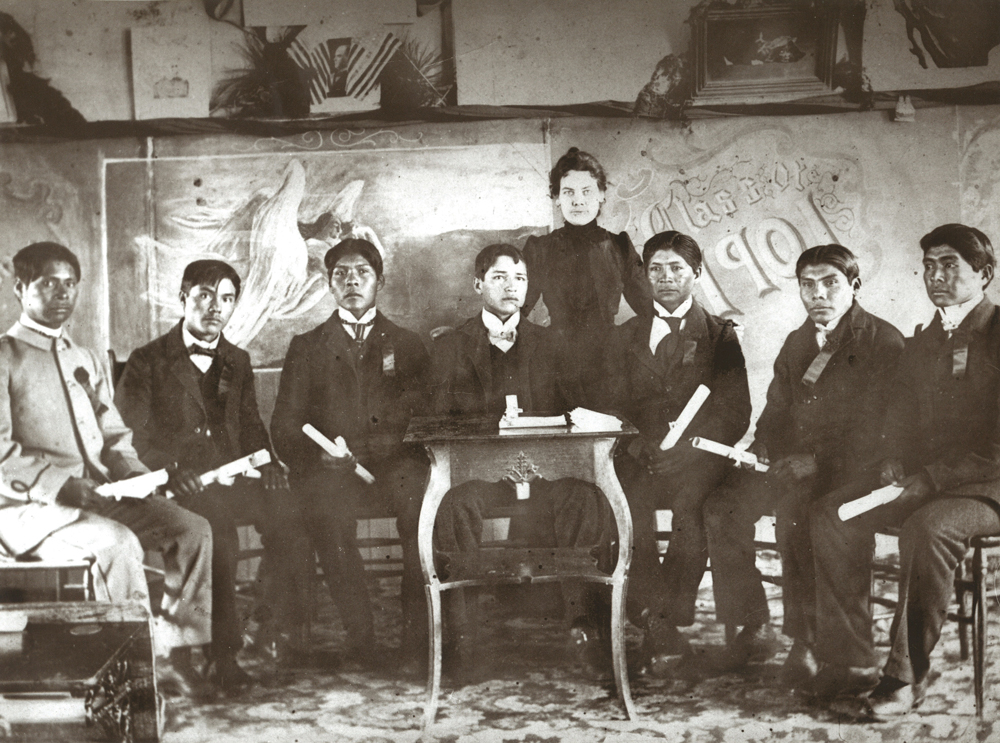 Stewart Indian School class of 1901.