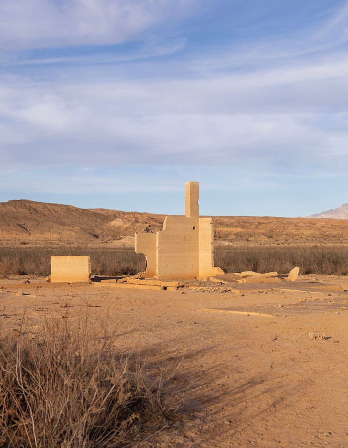 st thomas ghost town at lake mead near las vegas and boulder city nevada