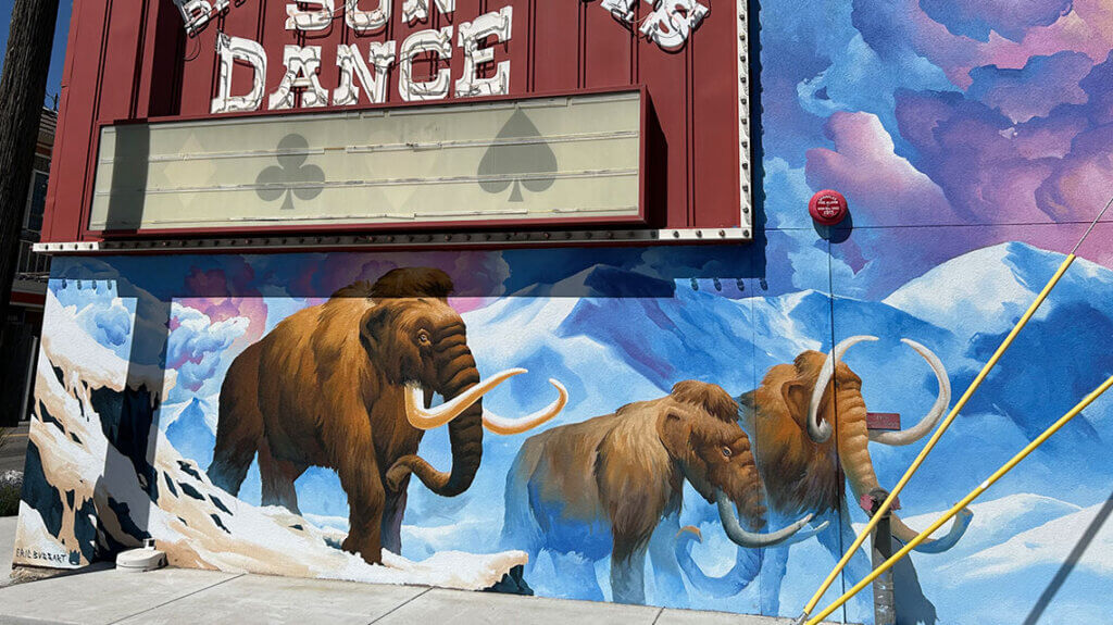 sundance casino mural by eric bussart in winnemucca nevada