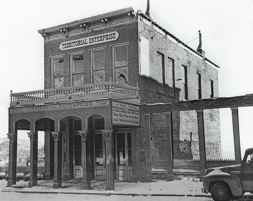 Exterior of the "Territorial Enterprise."