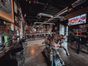 Bar at the Punk Rock Museum.