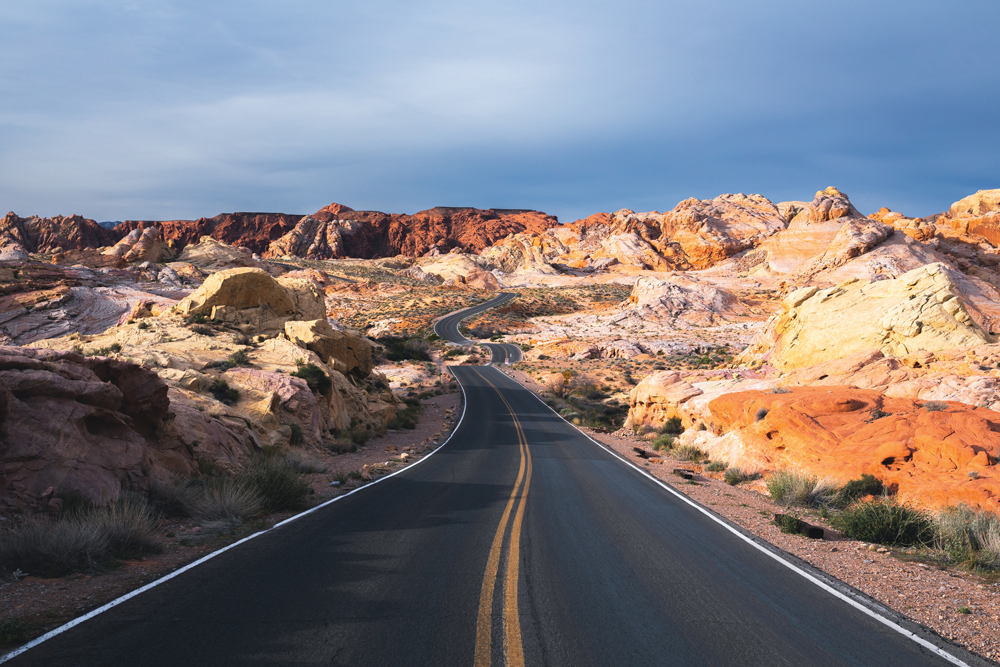 Road into Valley of Fire.