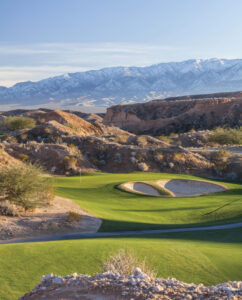 Golf course nestled in hills for Conestoga Golf Course.