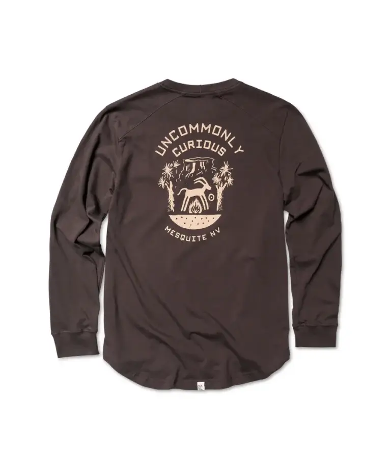 Long sleeve shirt from deso supply company with artwork for Mesquite, Nevada