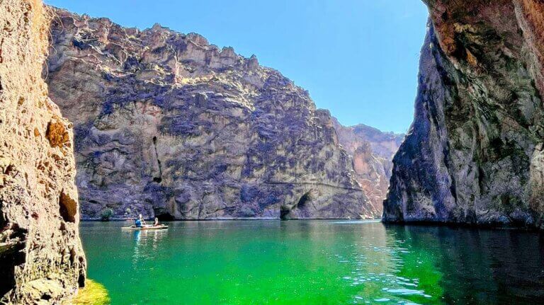 Trek Las Vegas Kayaking emerald pool, Tours and Rentals, southern nevada, kayak, las vegas