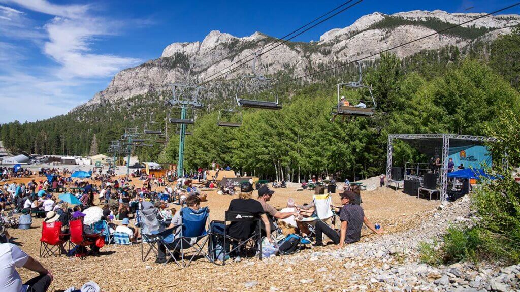 music on the mountain summer concert series at lee canyon las vegas nv