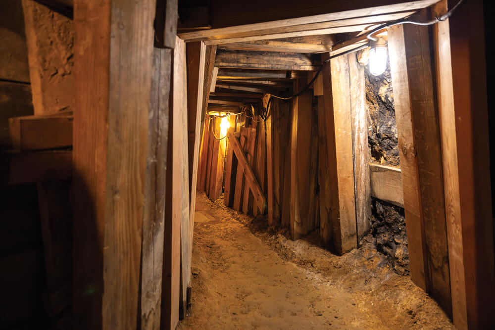 Ponderosa Mine tour.