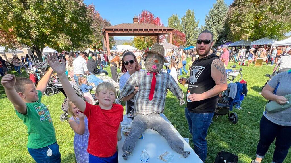 scarecrow festival at the main street gardnerville annual coffin races & fall festival nevada