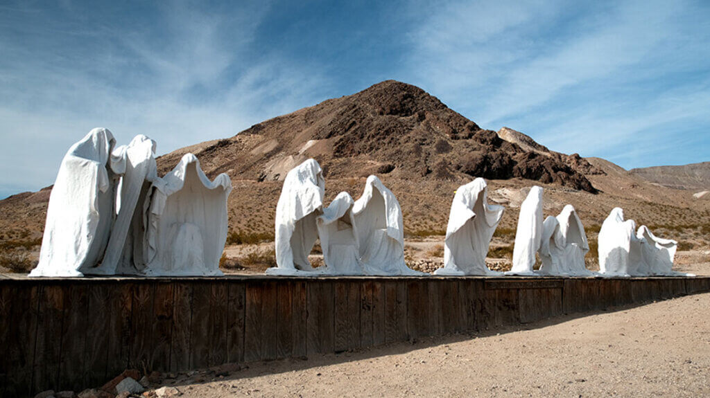 guided art tour at goldwell open air museum in beatty nv