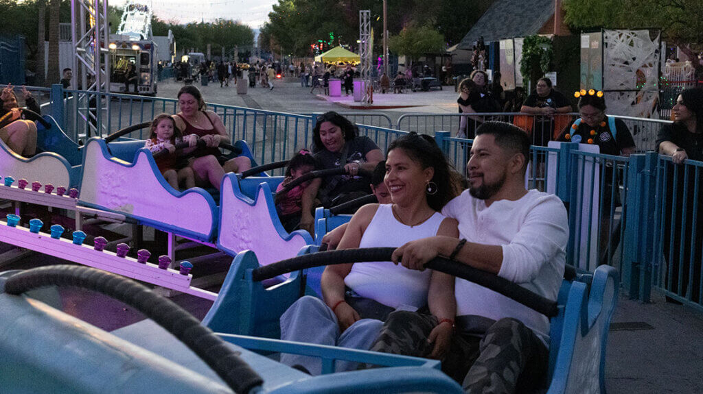 rides at halloveen at the magical forest opportunity village in las vegas nv