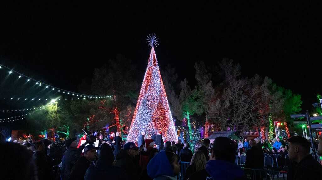 christmas magical forest at opportunity village in las vegas nv