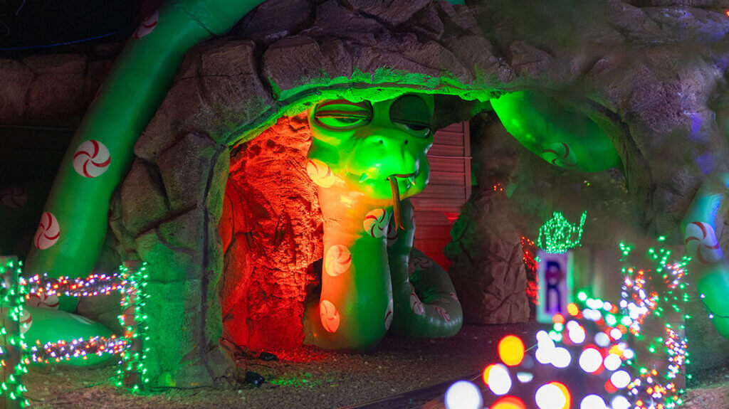christmas magical forest at opportunity village in las vegas nv