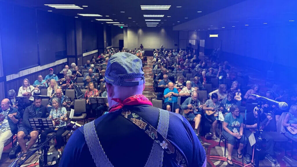 audience at reno ukulele festival in sparks nevada