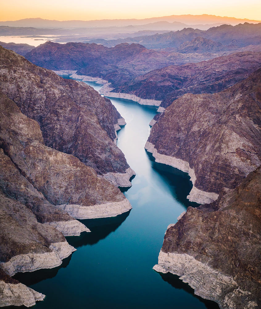 Colorado River near Lake Mead in Nevada