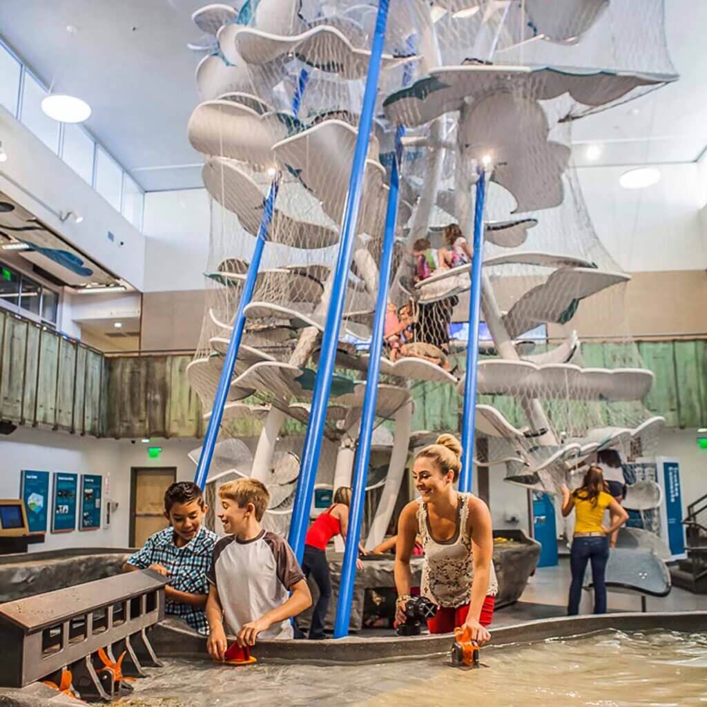 interior of the discovery museum in reno nevada