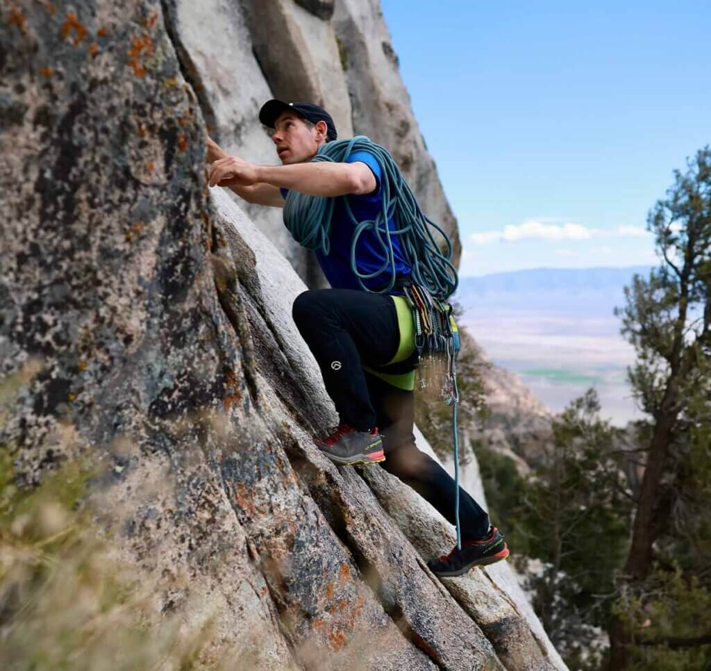alex honnold rock climbing nevada mountain