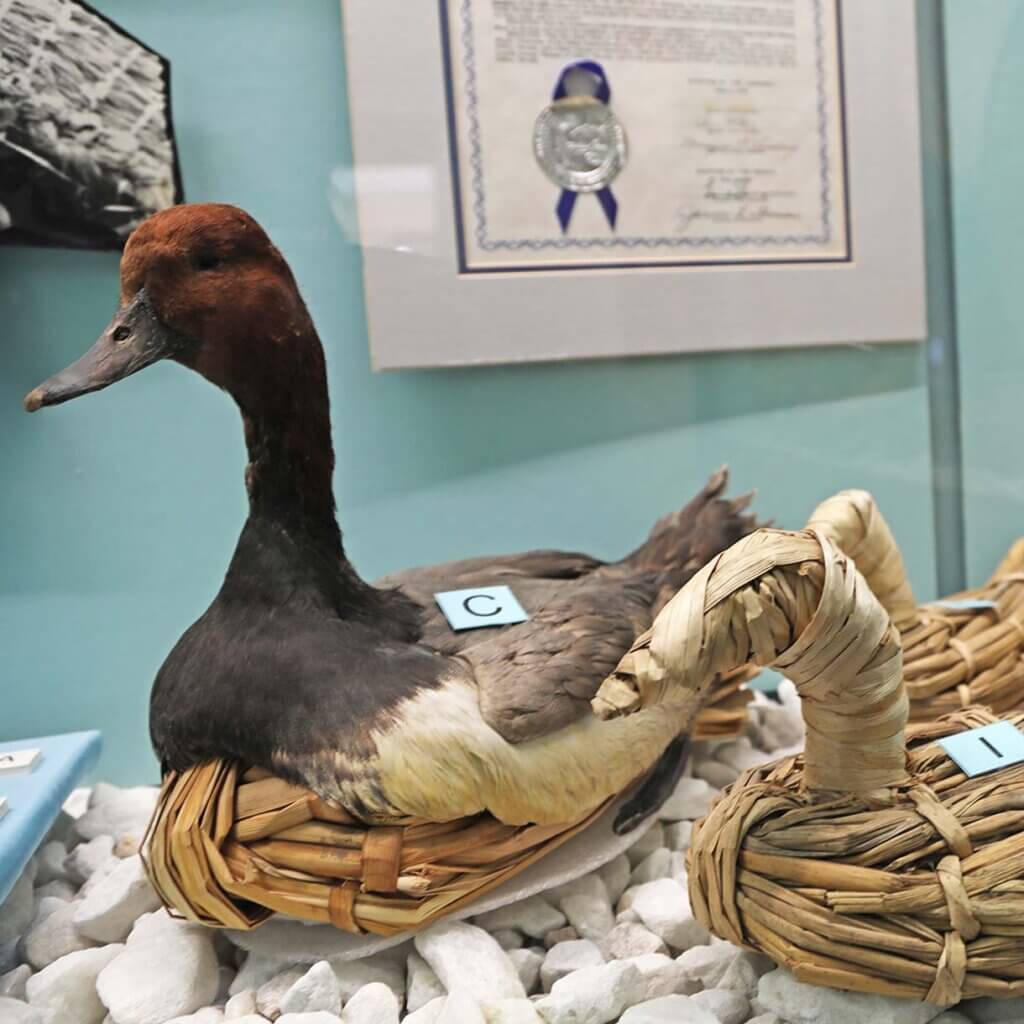 handmade duck decoy nevada official state artifact