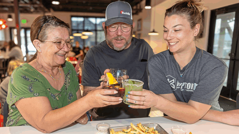 diners at fire forno in fernley nevada