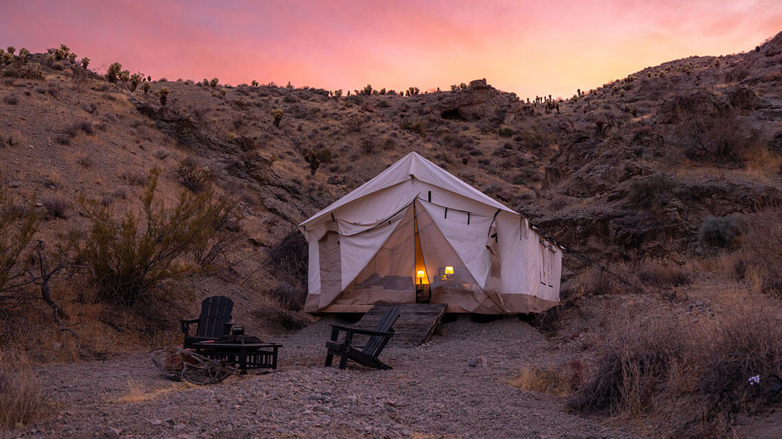 vegas glamping near searchlight nevada