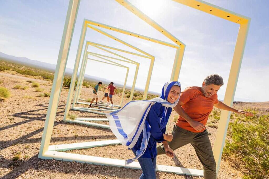 family at goldwell open air museum