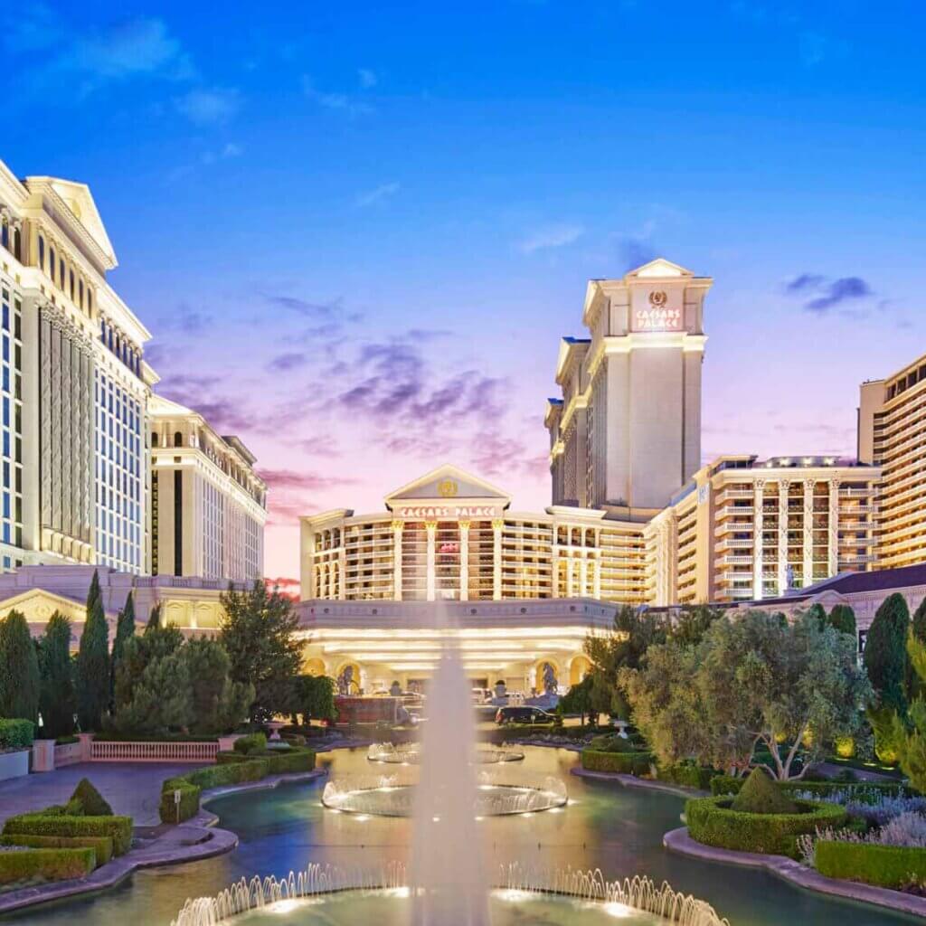 fountains at caesars palace in las vegas