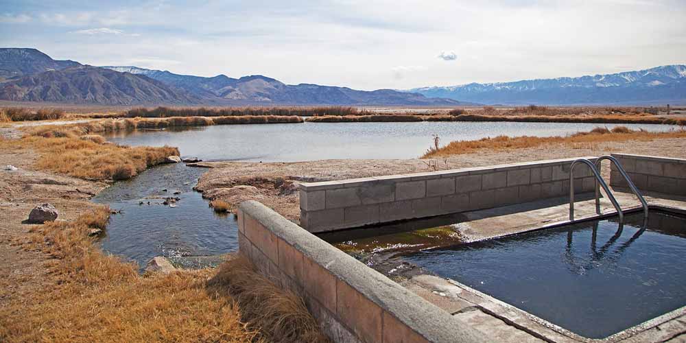 view of pool at fish lake valley hot springs