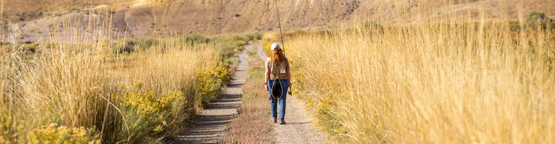 fly fishing at dufurrena ponds in sheldon national wildlife refuge in nevada