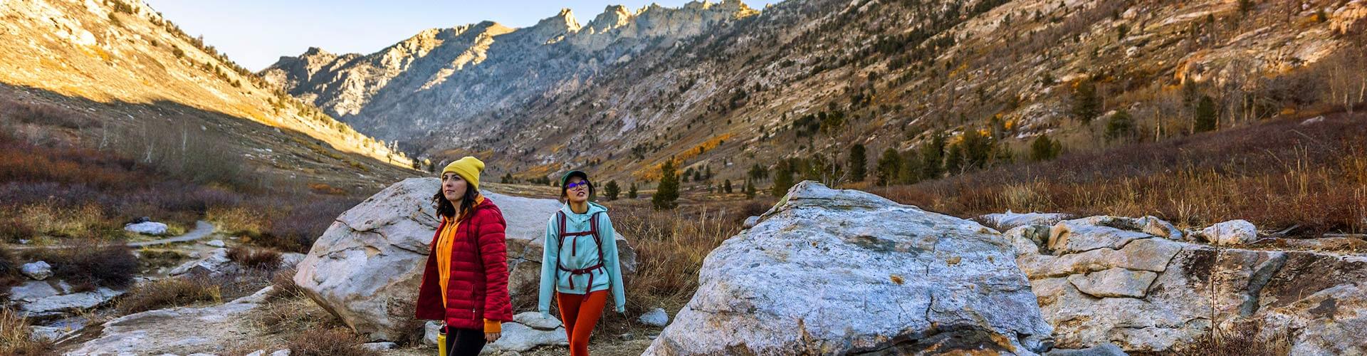 hiking in lamoille canyon near elko nevada