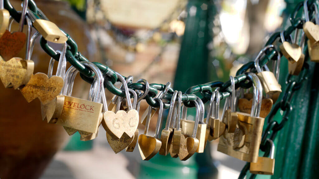 locking your love at lovers lock plaza in lovelock nevada