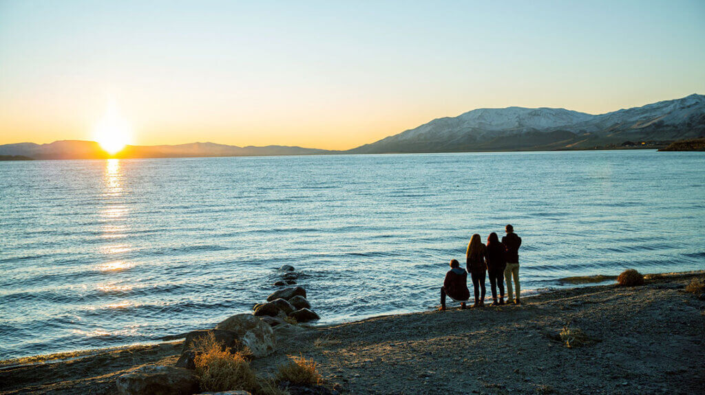 pyramid lake near reno nevada