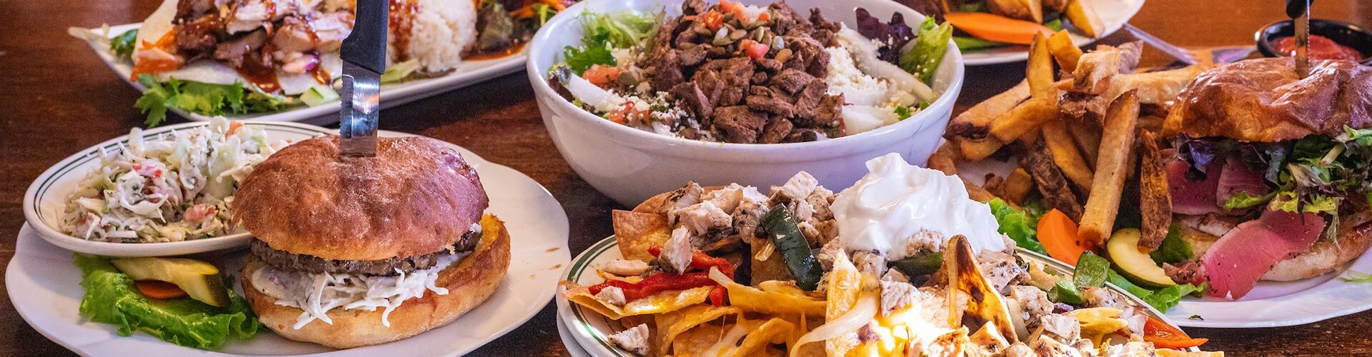 plates of food at sassafras eclectic food joint in carson city nevada