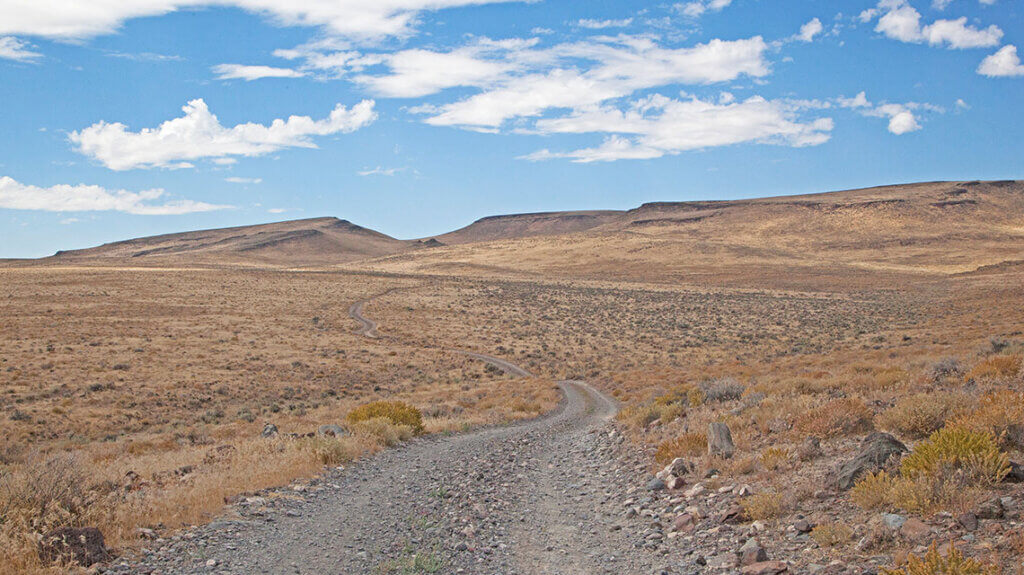 soldier meadows dirt and gravel road